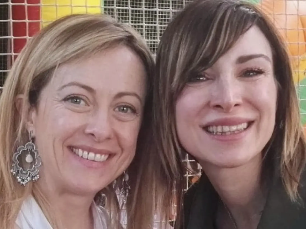 Giorgia Meloni y Rachele Mussolini