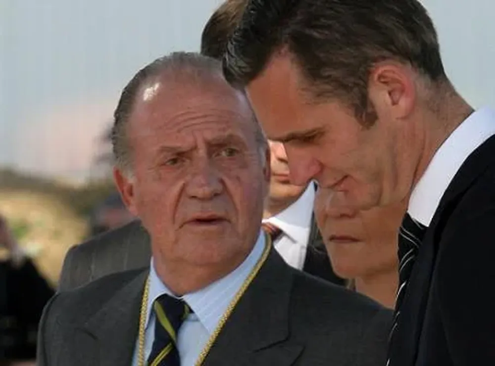 El rey Juan Carlos e Iñaki Urdangarín