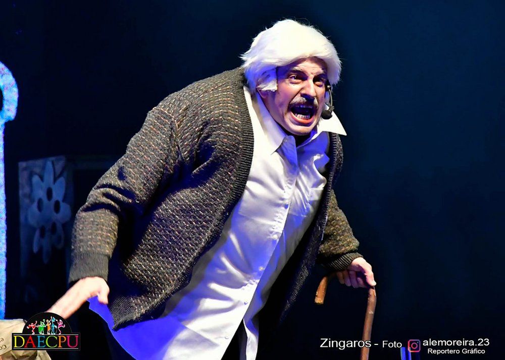 Concurso de carnaval: Gastón Rusito González, en la parodia sobre José Mujica y Lucía Topolansky.