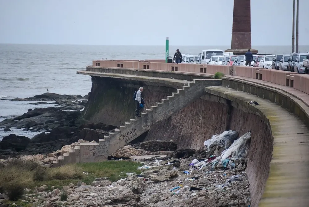 El torso del hombre apareció el 21 de abril