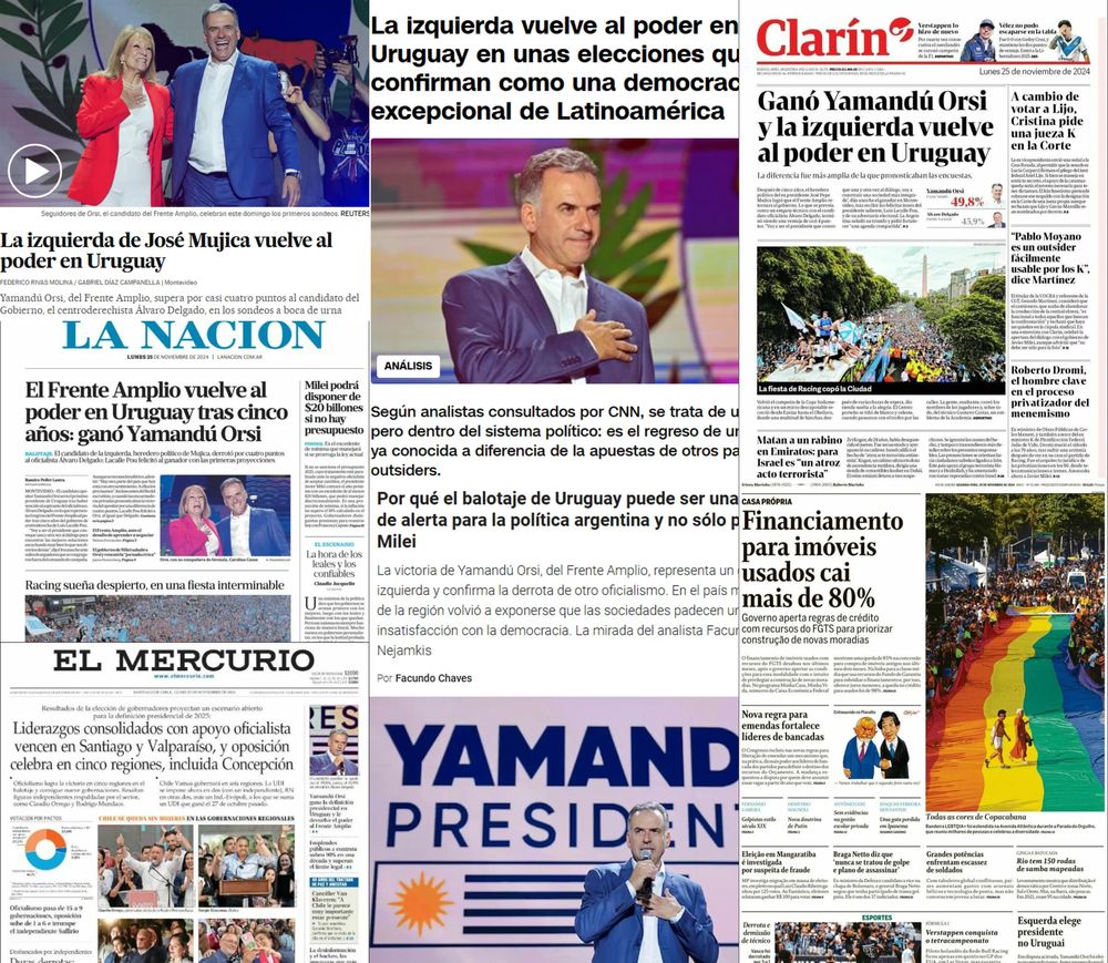 Portadas de medios internacionales tras elecciones 2024