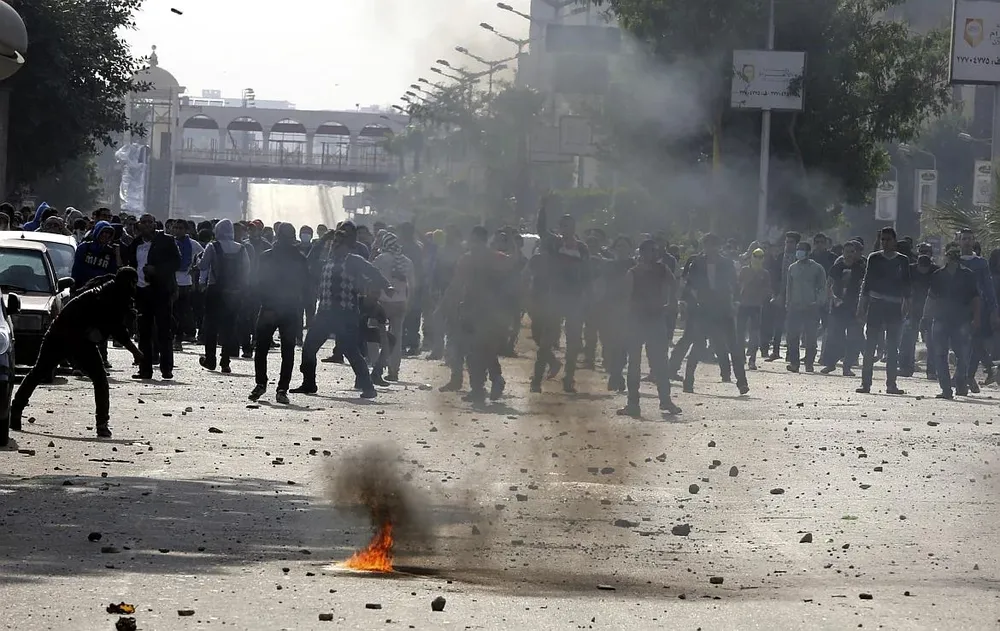 Partidarios de los Hermanos Musulmanes en uno de los últimos enfrentamientos