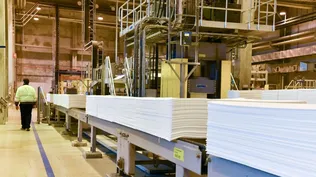 Planta de producción de celulosa. (Archivo).