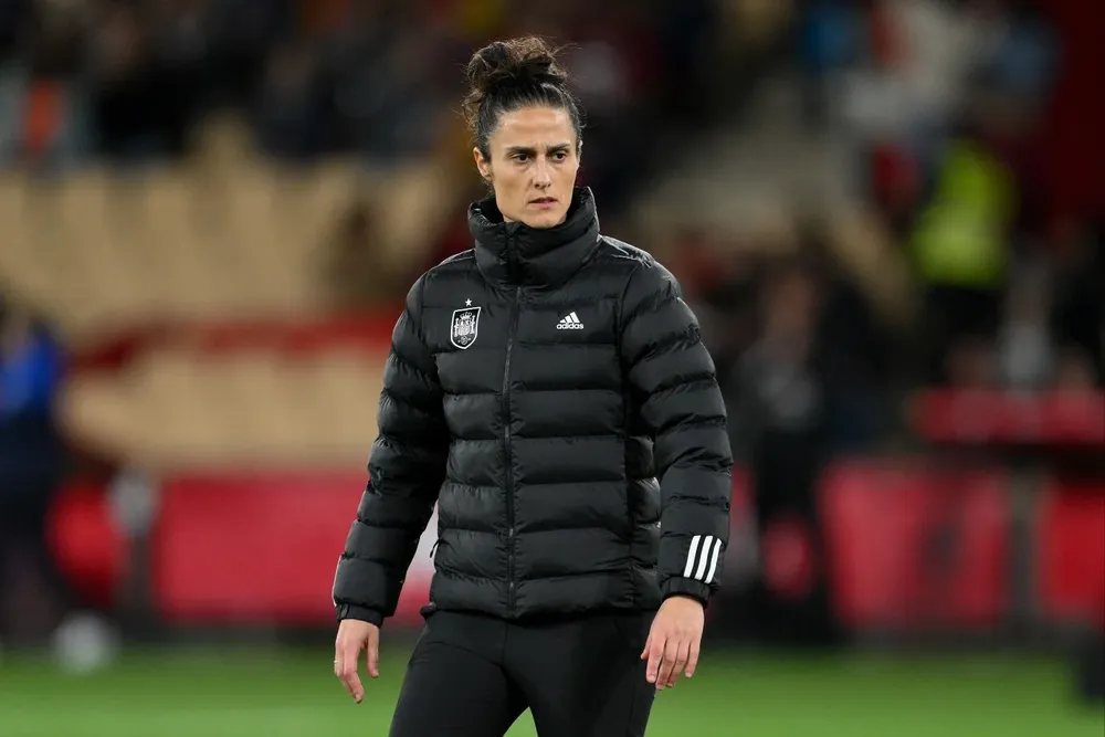 Montse Tomé en rueda de prensa.