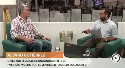 El ex director técnico de Nacional, Álvaro Gutiérrez, contó cómo vivió el clásico en el que con gol de Álvaro Chino Recoba los tricolores dieron vuelta el resultado. Como entrenador nunca había gritado un gol como ese, dijo Gutiérrez.