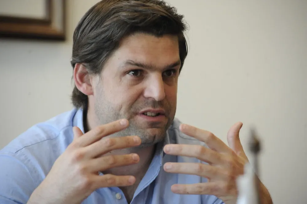 El intendente electo de en Durazno, Felipe Algorta