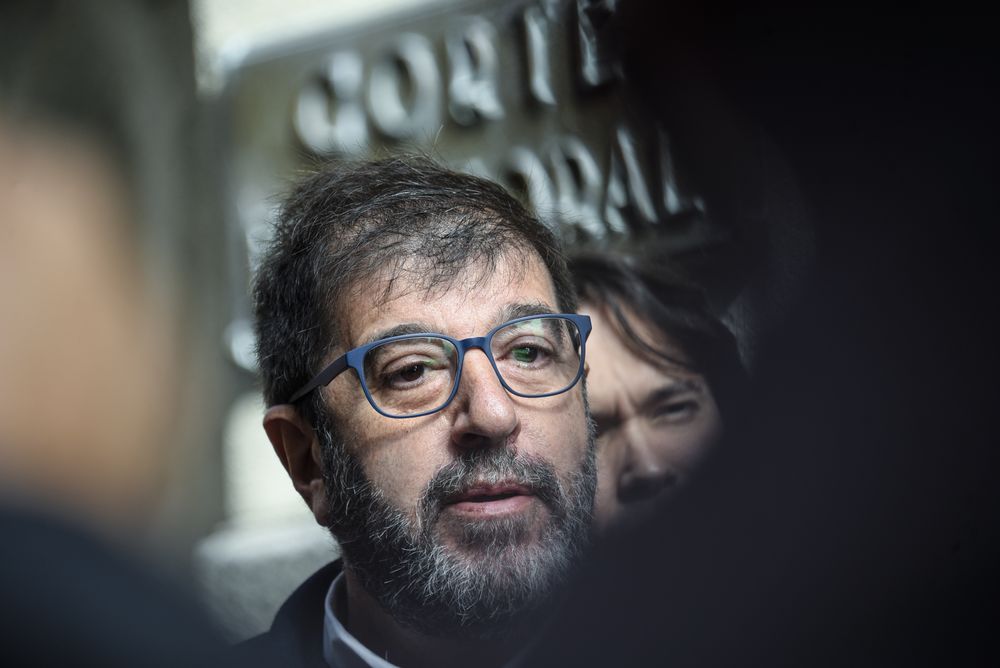 Fernando Pereira se refirió al chat entre Lacalle Pou y Astesiano este lunes. Archivo