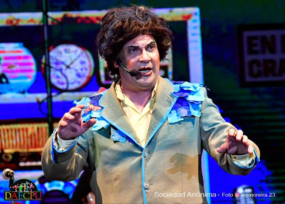 Carlos Barceló, director, actor y letrista de Sociedad Anónima.