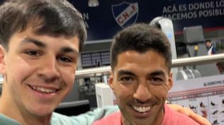La foto de Gonzalo Petit y Luis Suárez en Los Céspedes
