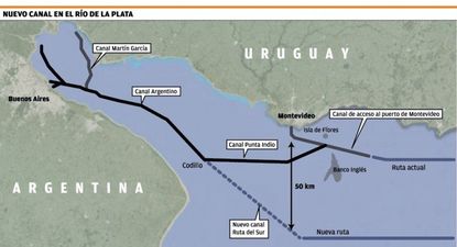 Uruguay presenta queja y lista de preguntas para aplazar canal