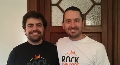 Los socios de Moove-IT Ariel Ludueña y Martín Cabrera