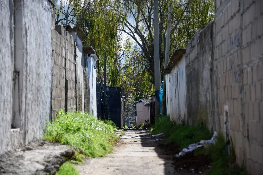 Uno de los pasajes de la calle Antonio Pereira