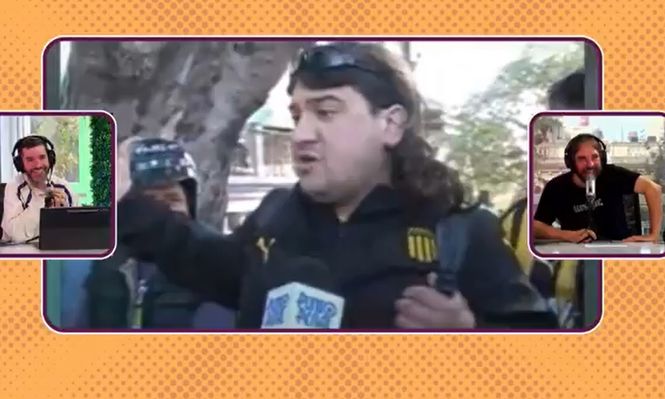 El gordo de la Colombes, famoso hincha de Peñarol, fue descubierto en Argentina por streamers que no pudieron contener las risas; mirá el video