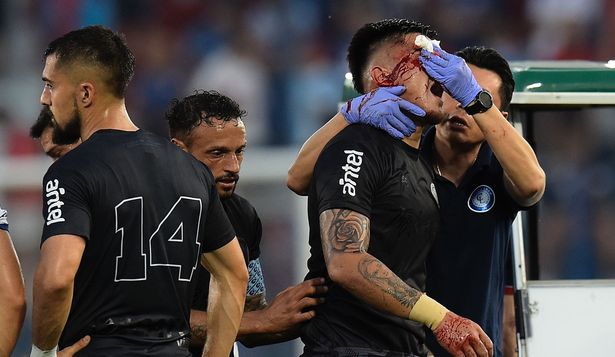 Así salió Mauro Brasil tras el choque con Ebere