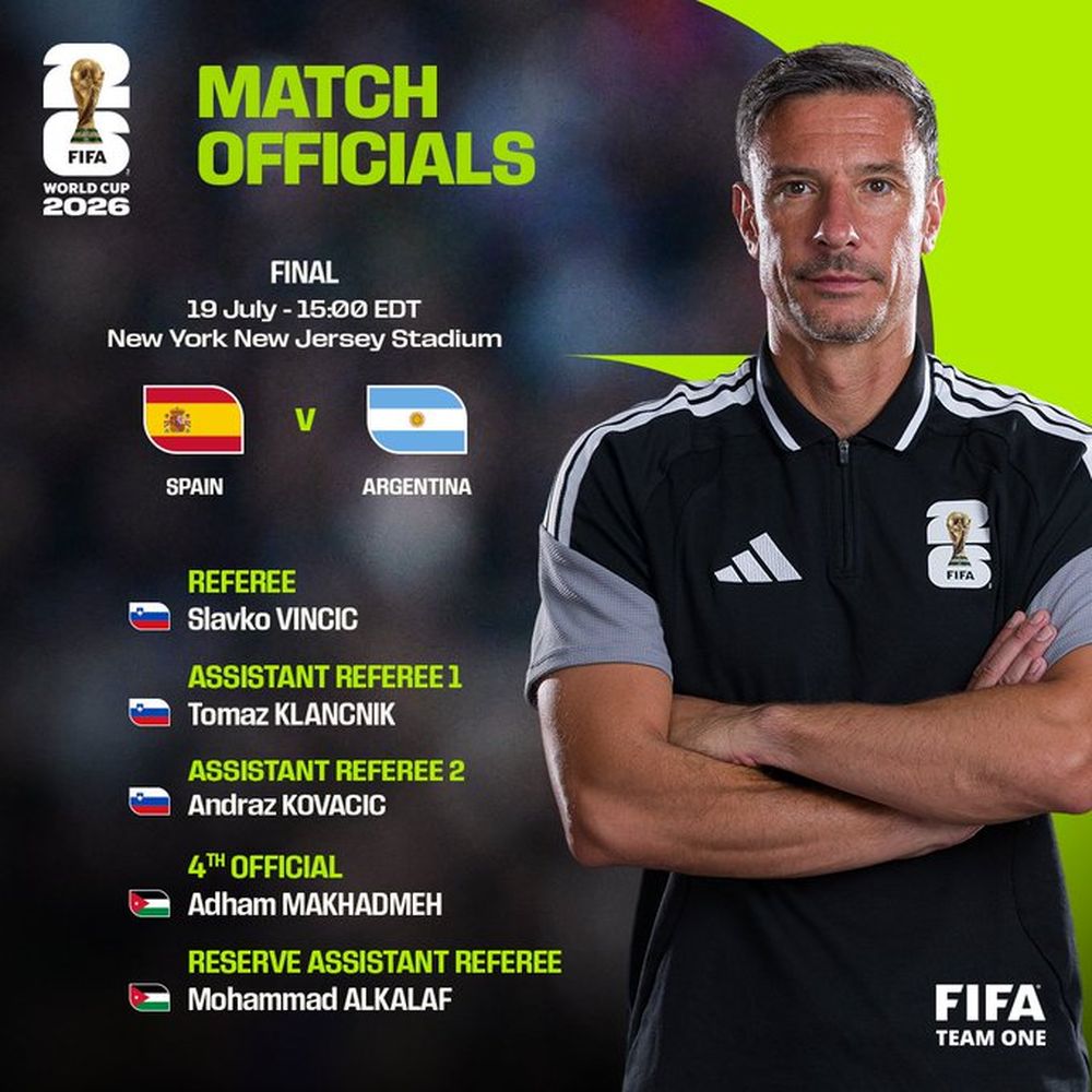 Slavko Vincic, el juez de la final España vs Argentina