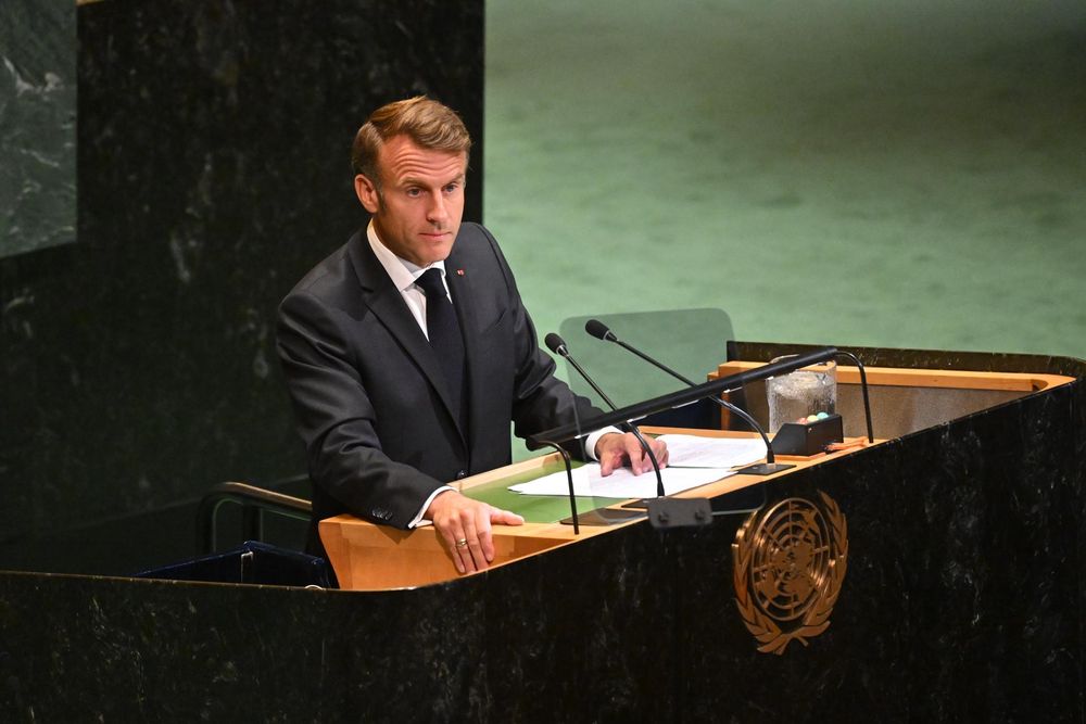 El presidente de Francia, Emmanuel Macron