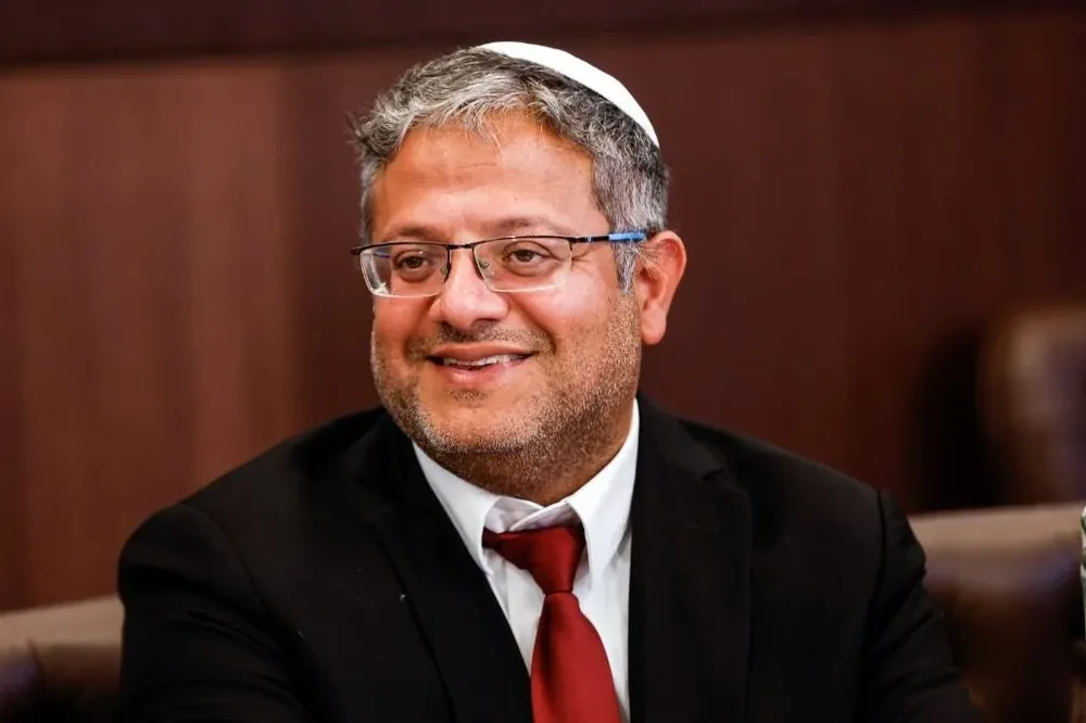 Itamar Ben Gvier, ministro de Seguridad de Israel, tiene antecedentes de militar en grupos violentos de extrema derecha