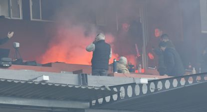 Bengala en la bancada de prensa