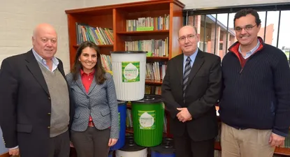 Antonio Cabrera, Isabelle Chaquiriand, Miguel Penengo y Pablo Bartol