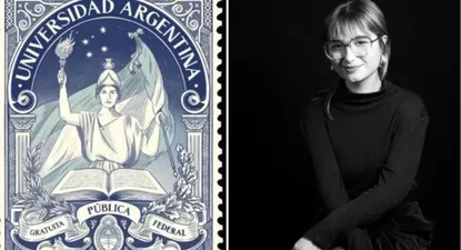 Una estampilla de una joven ilustradora se replicó en la marcha universitaria: qué significa