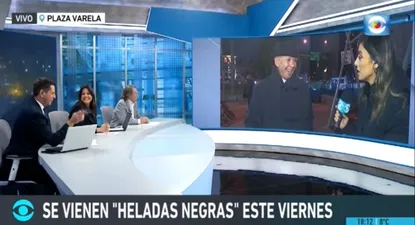 Nubel Cisneros anunció heladas negras