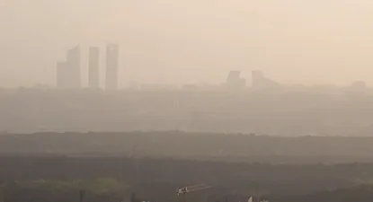Madrid activa un aviso por la llegada de una masa de aire africano.