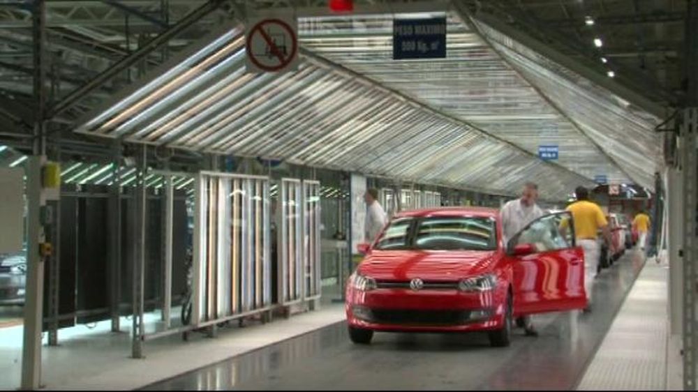 Un Polo en la fábrica de Volkswagen en Pamplona