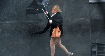 Este domingo llegaron a registrarse rachas de viento de hasta 111 km/h en Punta del Este, Maldonado