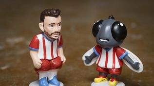 El caganer de Cristhian Stuani y la mascota de Girona