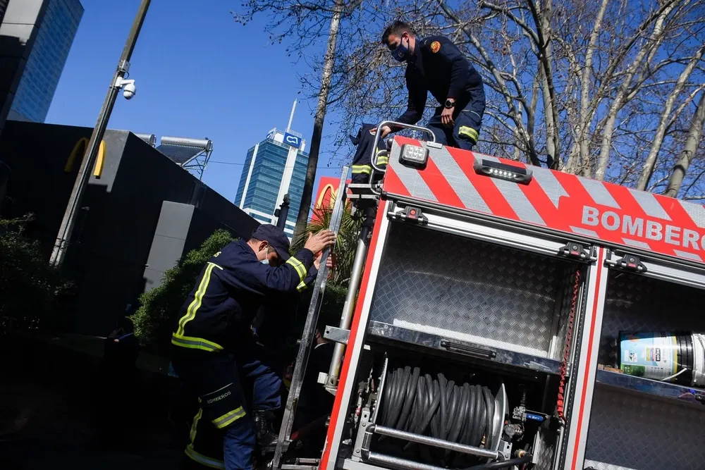Archivo. El fuego ya está controlado hace un buen rato dijo el subjefe de Bomberos