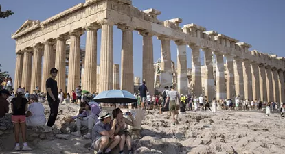 La Acrópolis de Atenas.