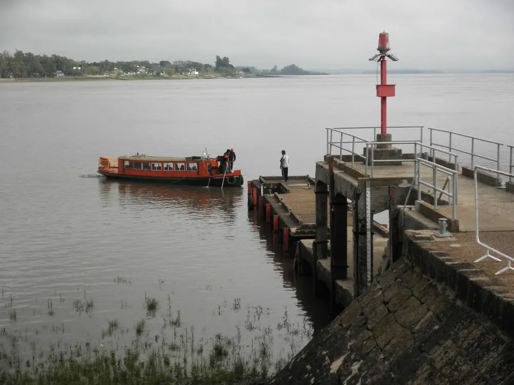 Vista de Monte Caseros desde Bella Unión