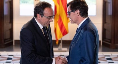 Josep Rull y Salvador Illa