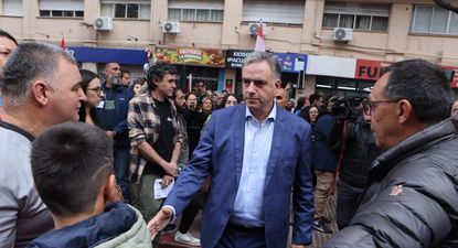 Yamandú Orsi en el acto Día de los Trabajadores 2026