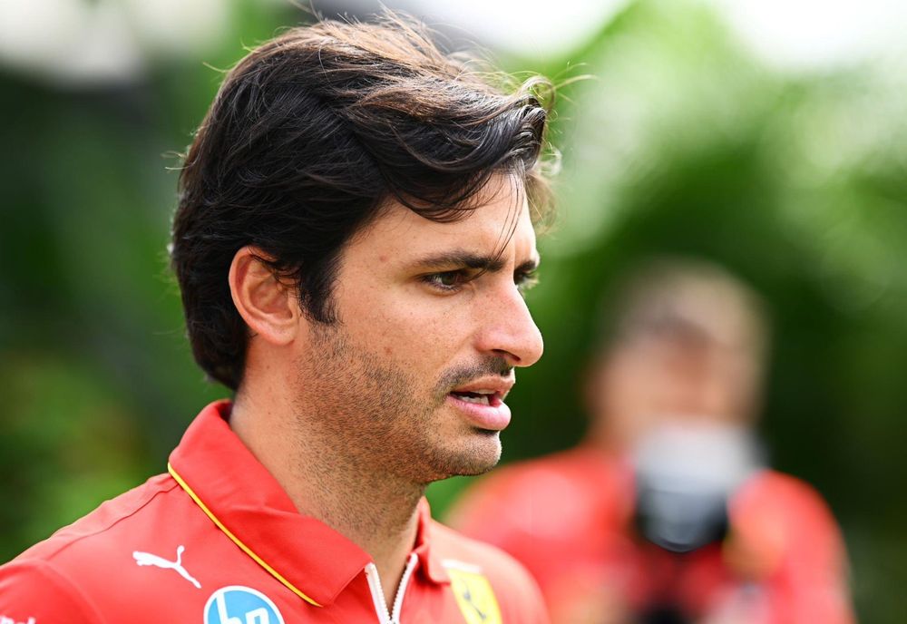 Carlos Sainz tras las prácticas.