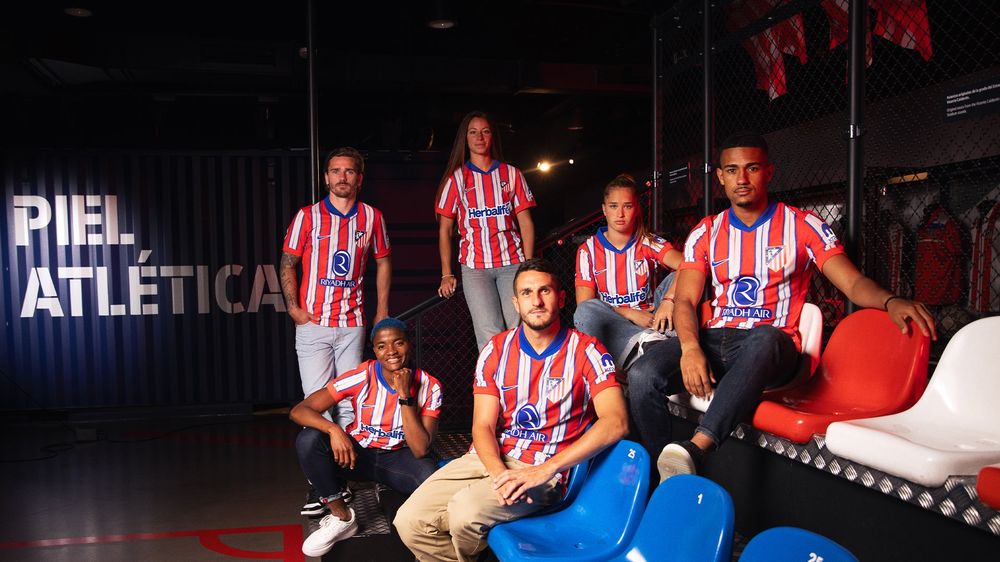 La nueva camiseta del Atlético de Madrid.
