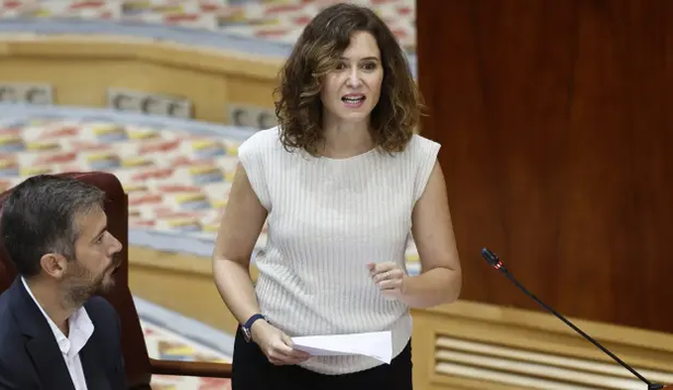 La presidenta de la Comunidad de Madrid, Isabel Díaz Ayuso