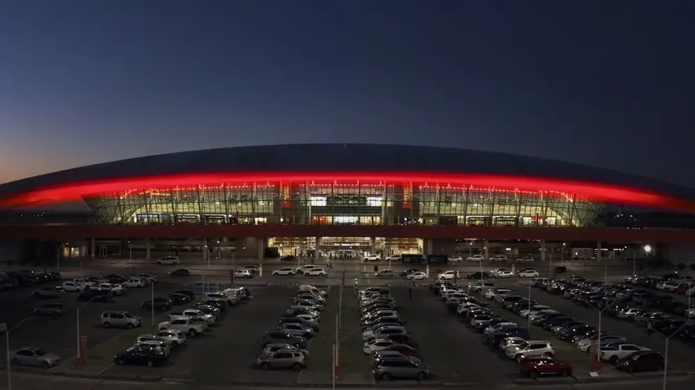 Aeropuerto en Navidad