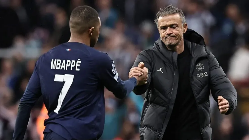 Luis Enrique sobre Mbappé.