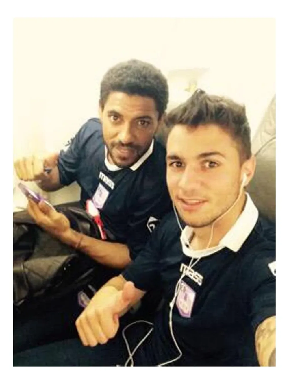 Nico Olivera y Felipe Rodríguez en pleno vuelo