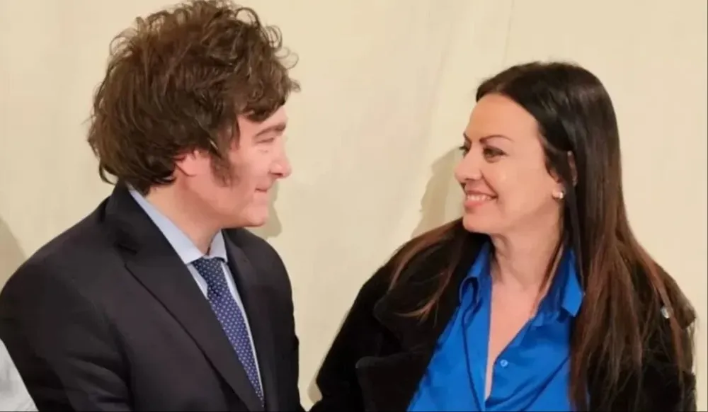 Sandra Pettovello y Javier Milei