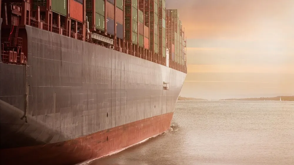 Exportaciones en contenedores en barco