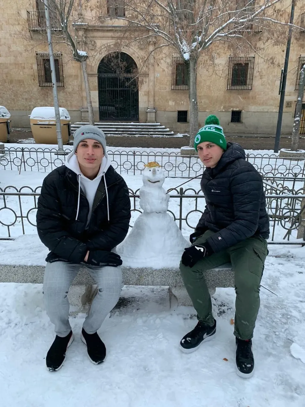 Muñeco de nieve en Salamanca
