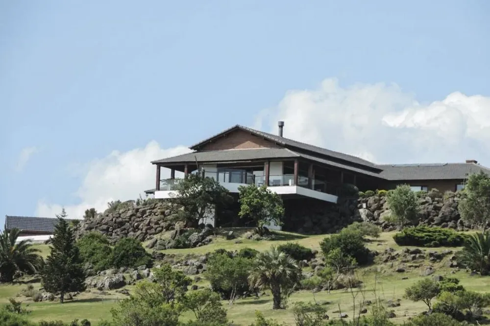 Vista de la casa del sindicalista argentino en Playa Verde