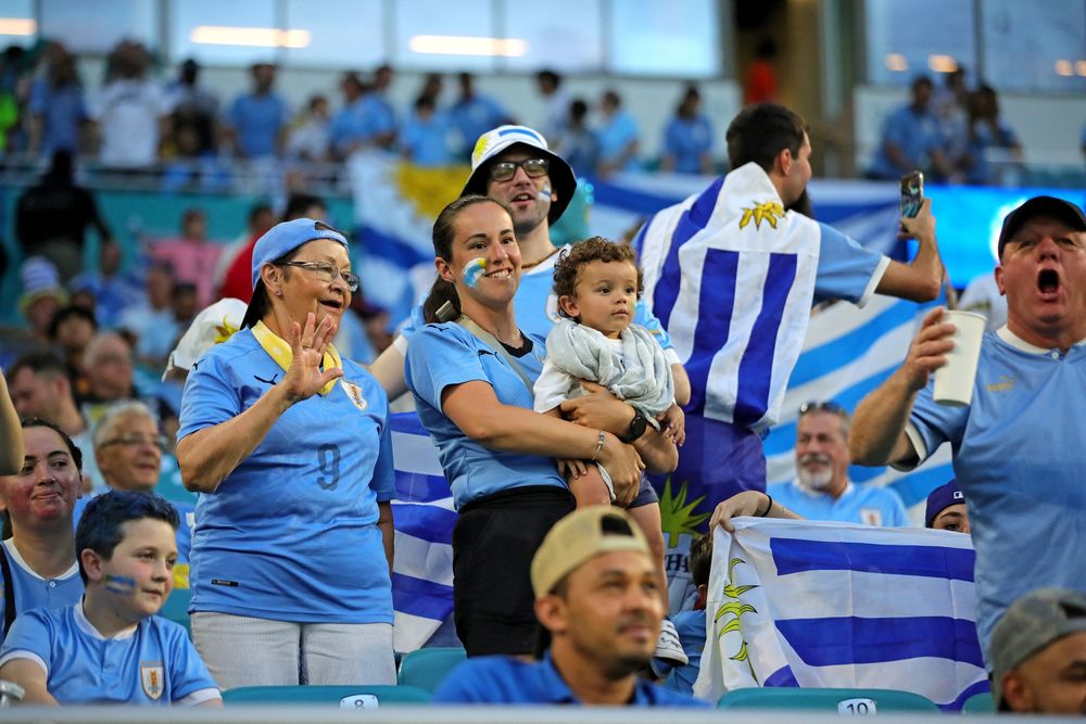 Así se vivió la previa de los hinchas de Uruguay antes de enfrentar a Panamá en el Hard Rock Stadium de Miami