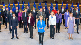 Los miembros del Colegio de Comisarios de los veintisiete países de la UE