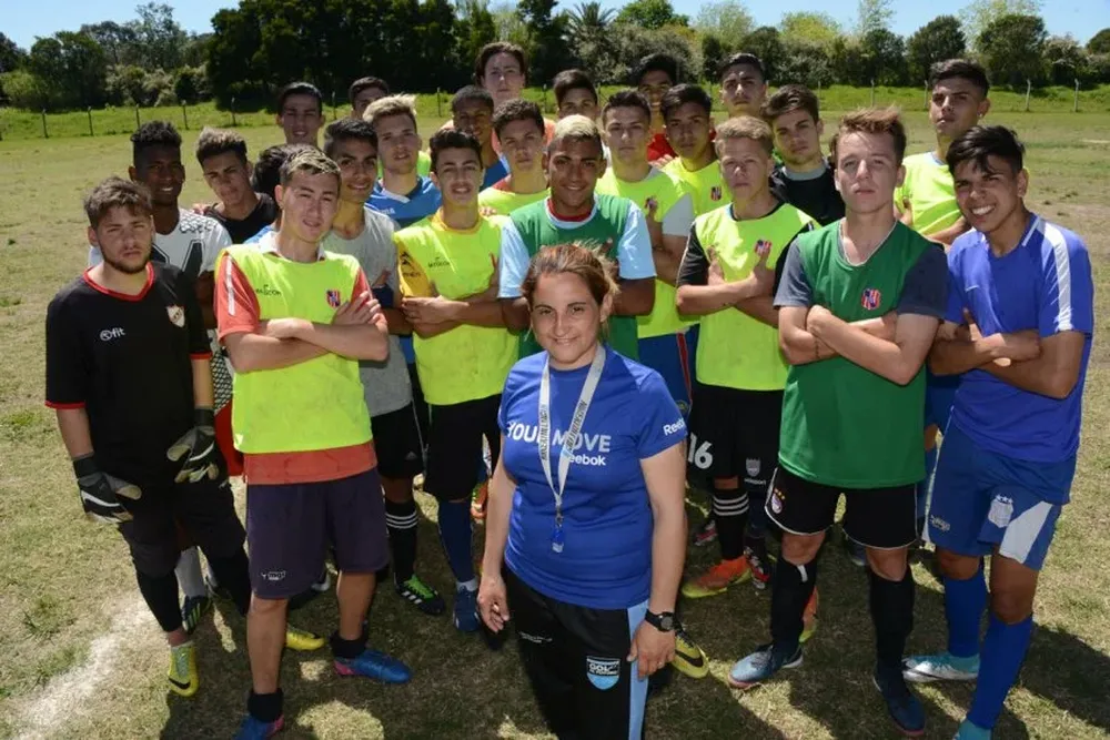 Leticia Rodríguez con la Quinta de Central Español