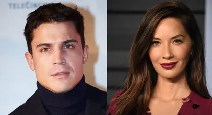 Álex González y Olivia Munn