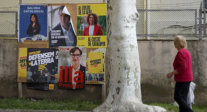 Afiches de campaña de las elecciones catalanas