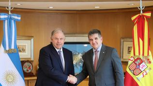 El canciller Gerardo Werthein recibió al nuevo embajador de España en la Argentina